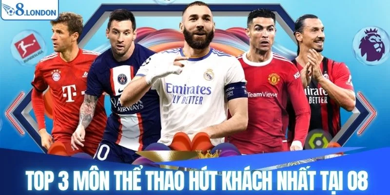 Các môn thể thao hút khách hàng đầu tại O8