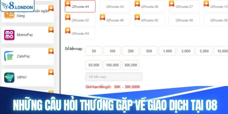 Những câu hỏi thường gặp về giao dịch tại O8